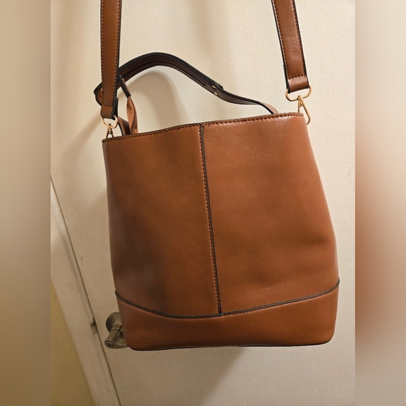 KGB Studio Handbag Shoulder Crossbody Bag Brown Leather Adjustable Strap - Picture 7 of 16